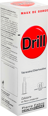 Expert du mal de gorge, Drill étoffe sa gamme et propose un spray pour le mal de gorge et les petites plaies de la bouche. Expert du mal de gorge, Drill étoffe sa gamme et propose un spray pour le mal de gorge et les petites plaies de la bouche.