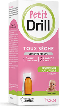 La marque lance son premier sirop pédiatrique, Petit Drill, un dispositif médical, spécialement développé pour soulager l'irritation liée à la toux sèche des enfants à partir de 1 an en automédication.