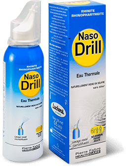 La marque innove avec NasoDrill, un spray nasal à base d'eau thermale de Luchon pour laver tout en douceur le nez encombré de votre enfant.