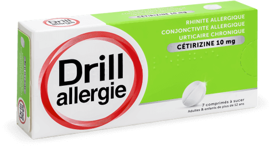 Une référence allergie rejoint la famille Drill pour la prise en charge des symptômes liés à la rhinite allergique, la conjonctivite allergique et l'urticaire chronique idiopathique.