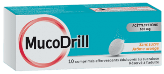 MucoDrill 600mg sans sucre