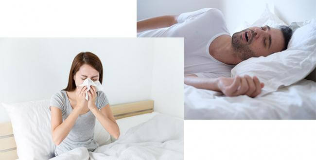 Dormir avec le nez bouché : quelques conseils